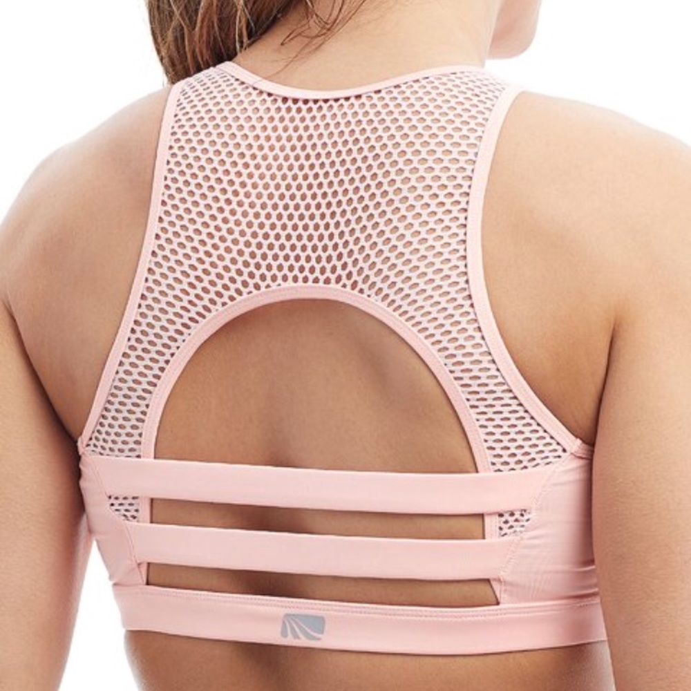 Coral reef sports bra